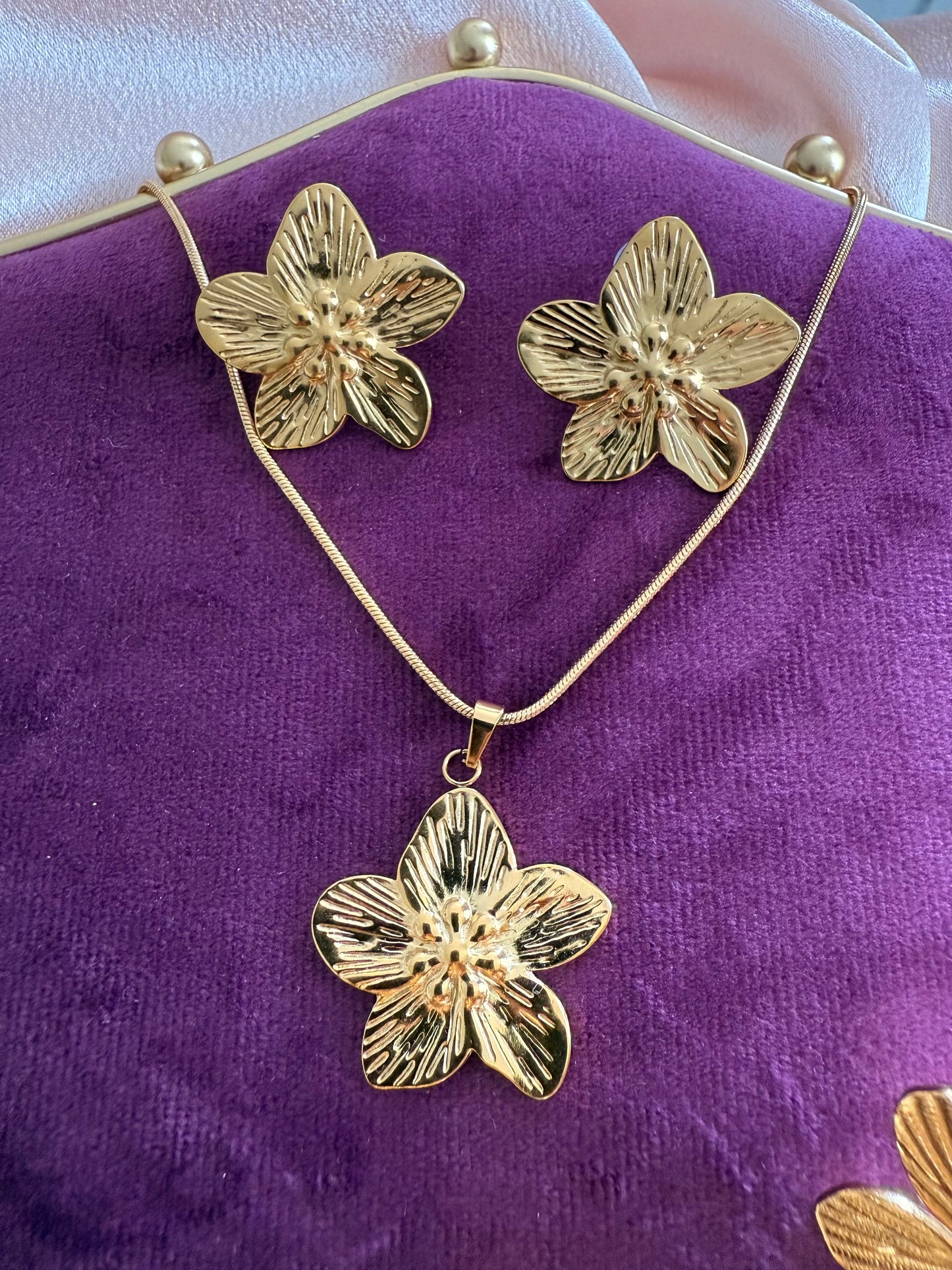 Parure orchidée
