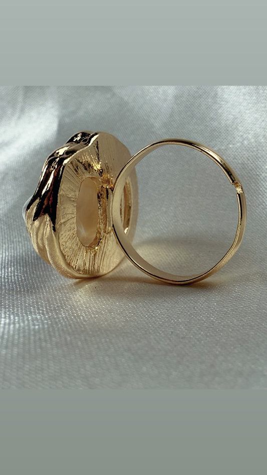 Bague pierre nacré