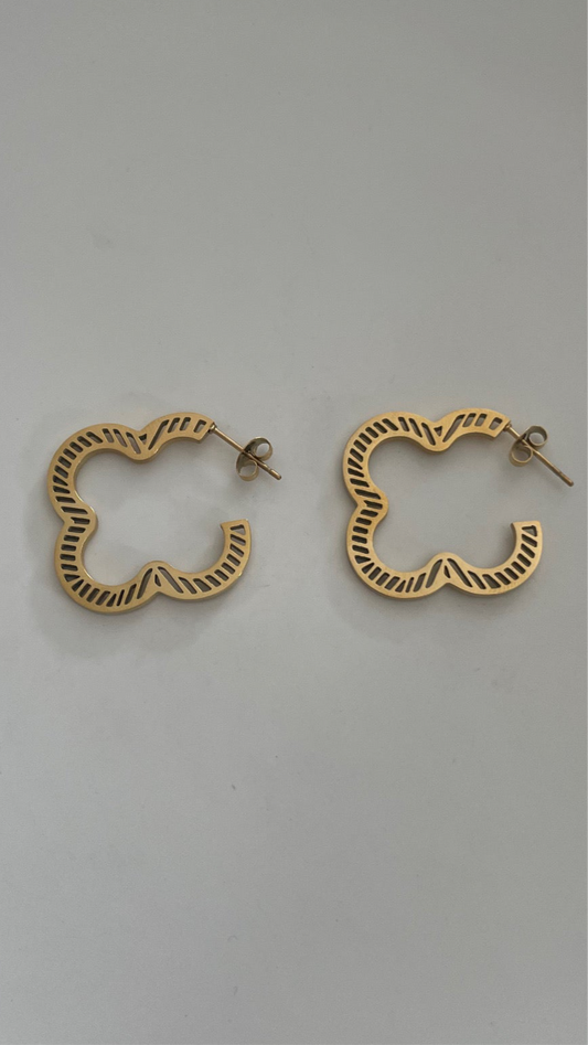 Boucles d’oreilles créole doré