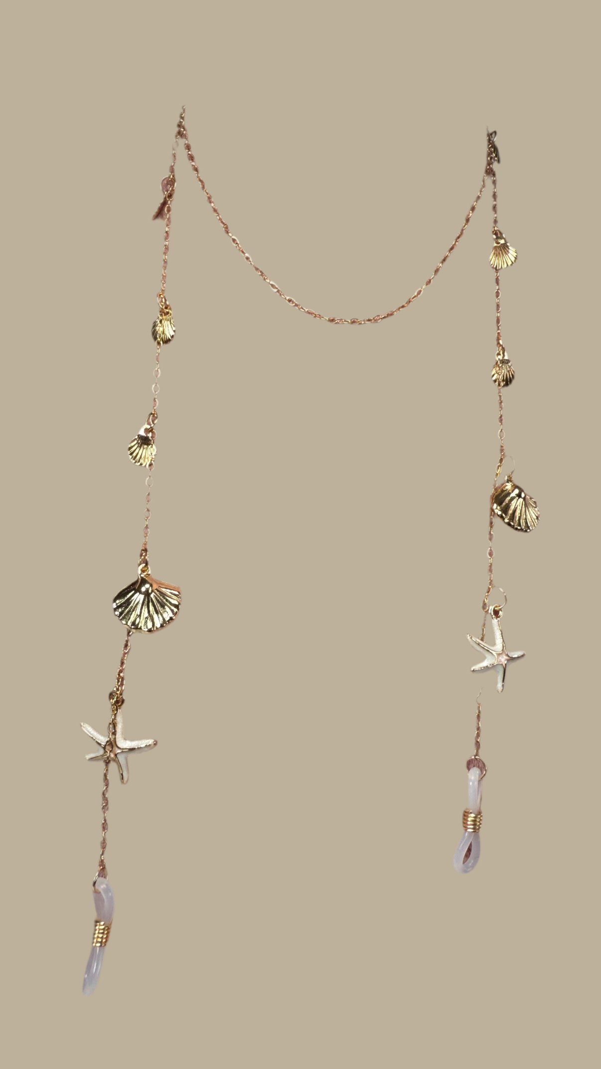 Chaîne lunettes coquillages