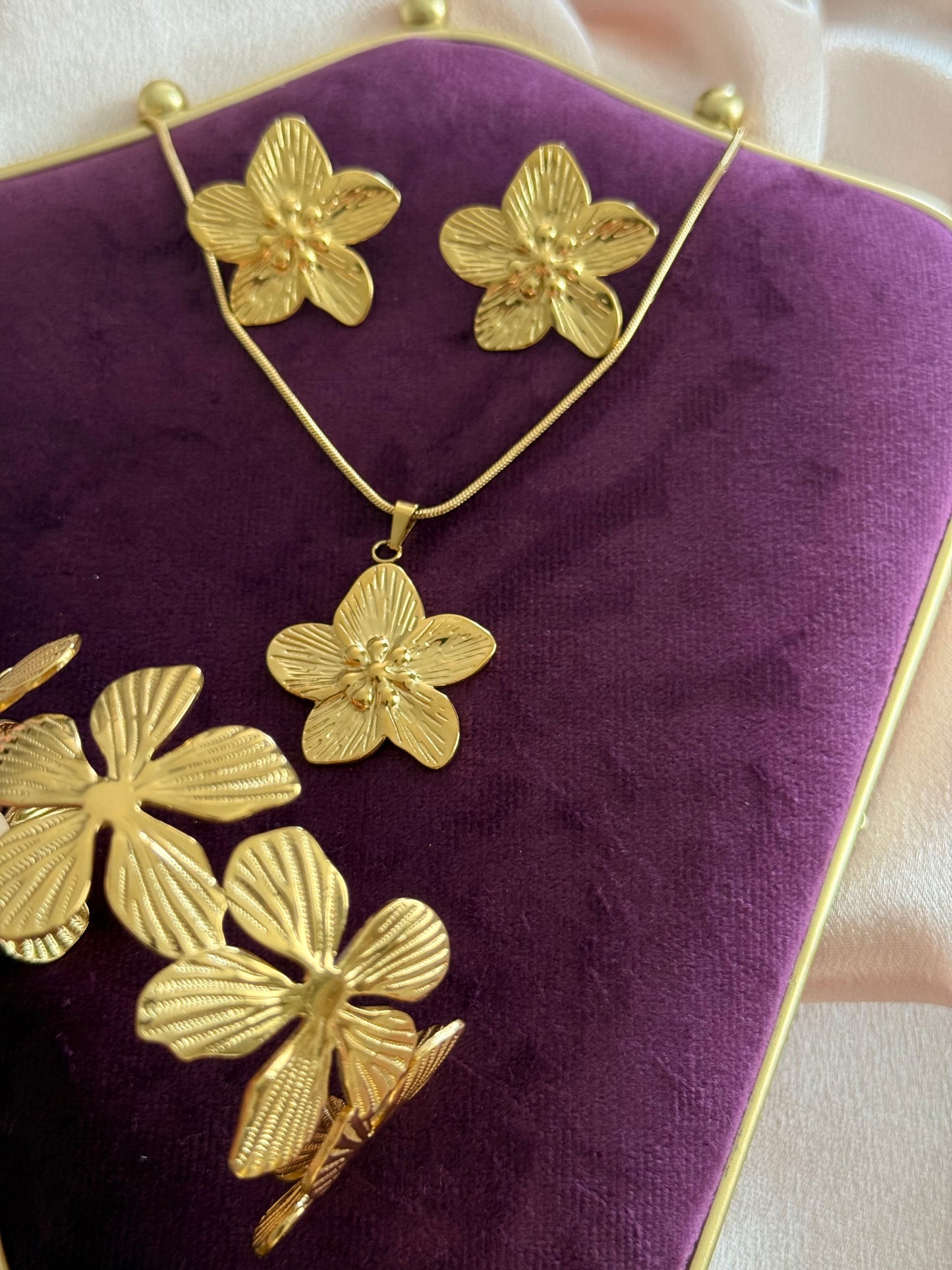 Parure orchidée