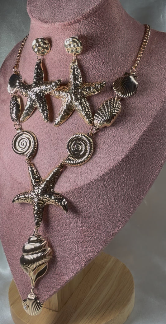 Parure coquillages