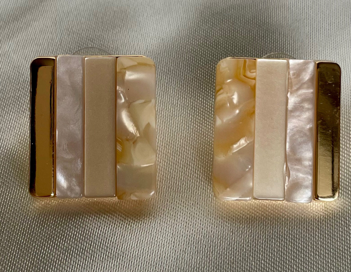 Boucles d’oreilles Aline nacré