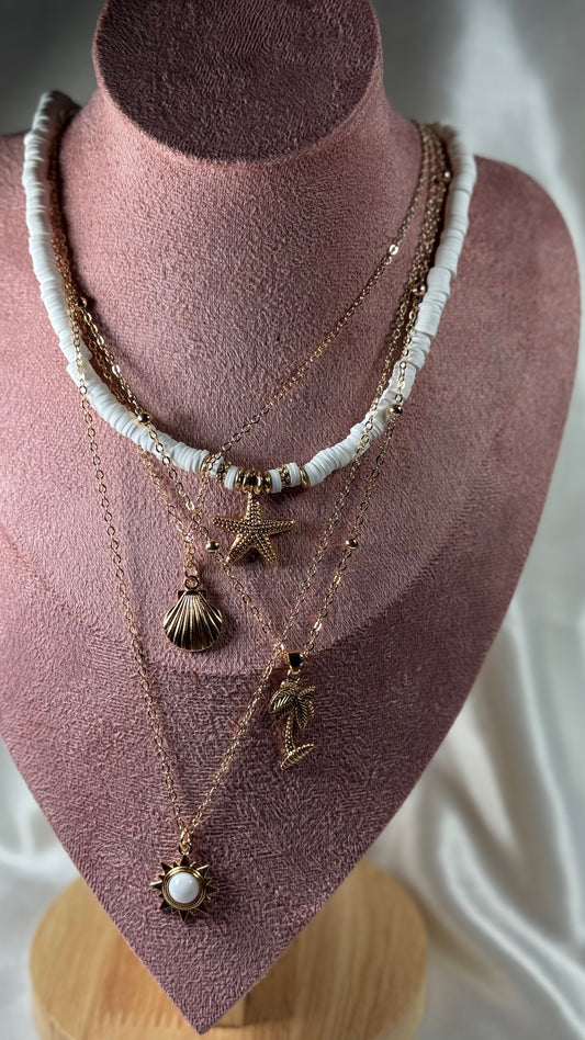 Collier de mer  multi-rangs