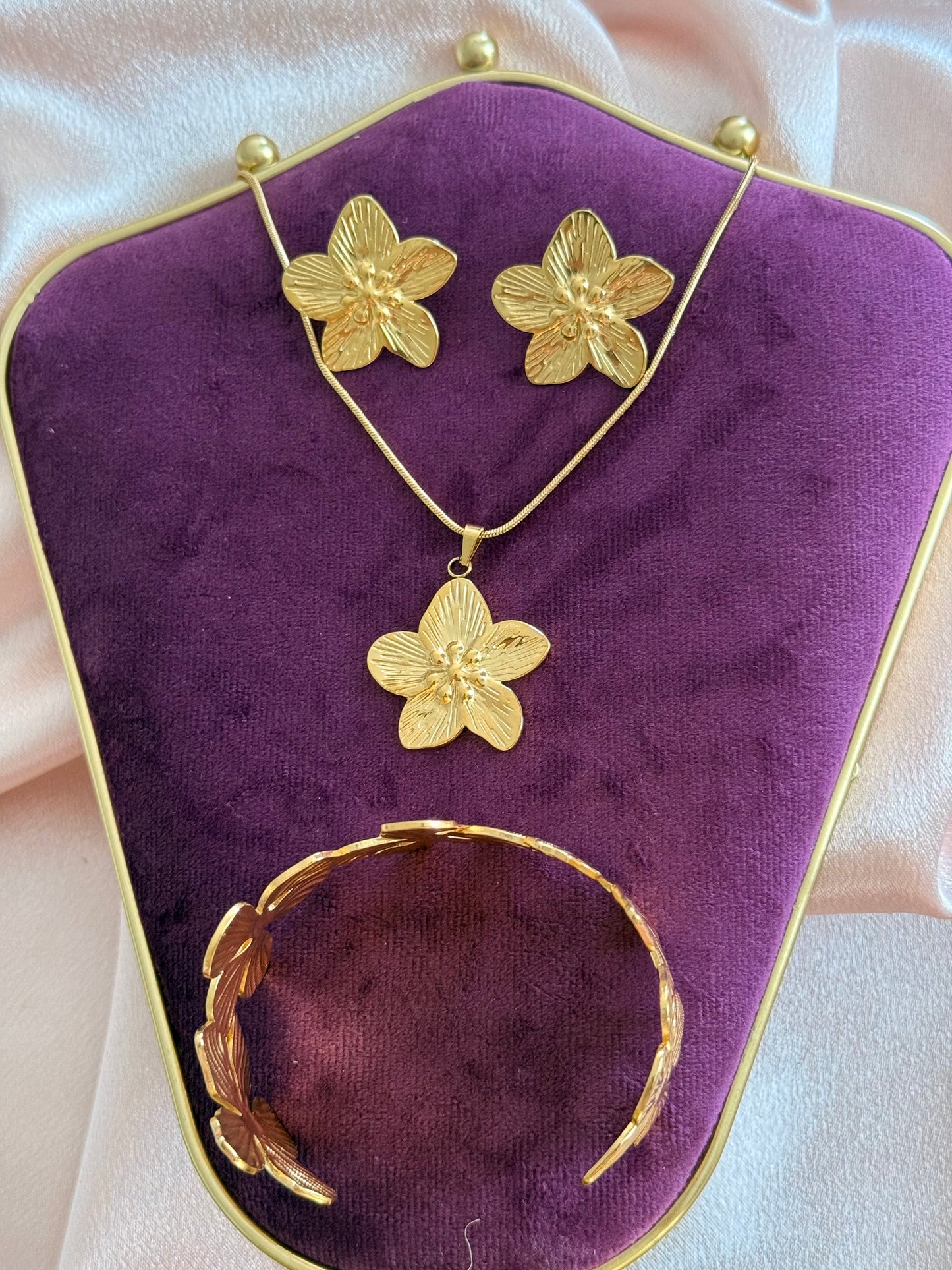 Parure orchidée