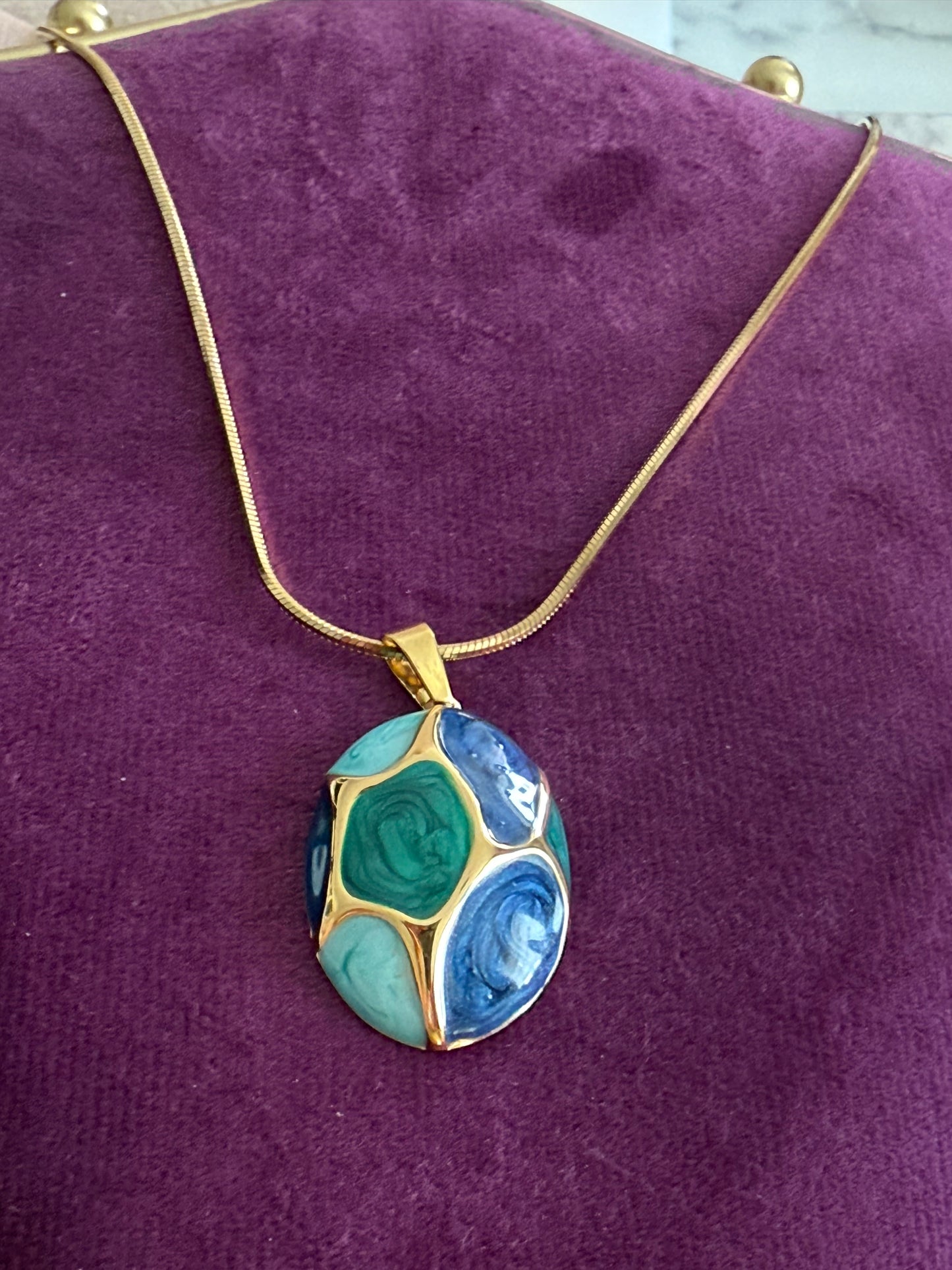 Collier/ pendentif Océan