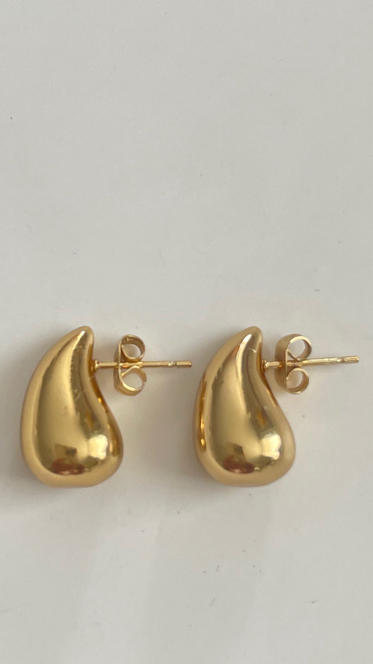 Boucles d’oreilles goûte d’or