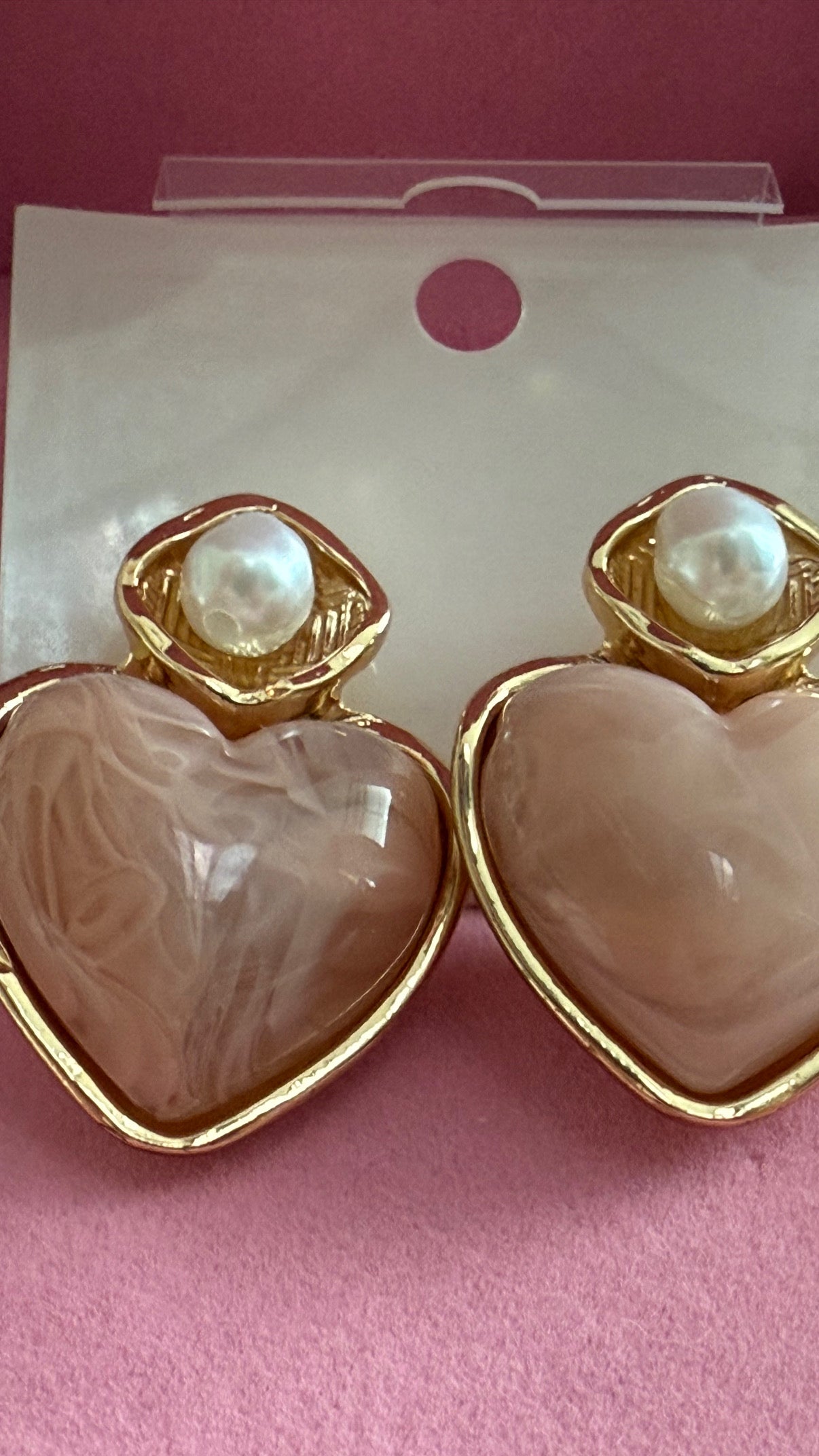 Boucles d’oreilles abricots