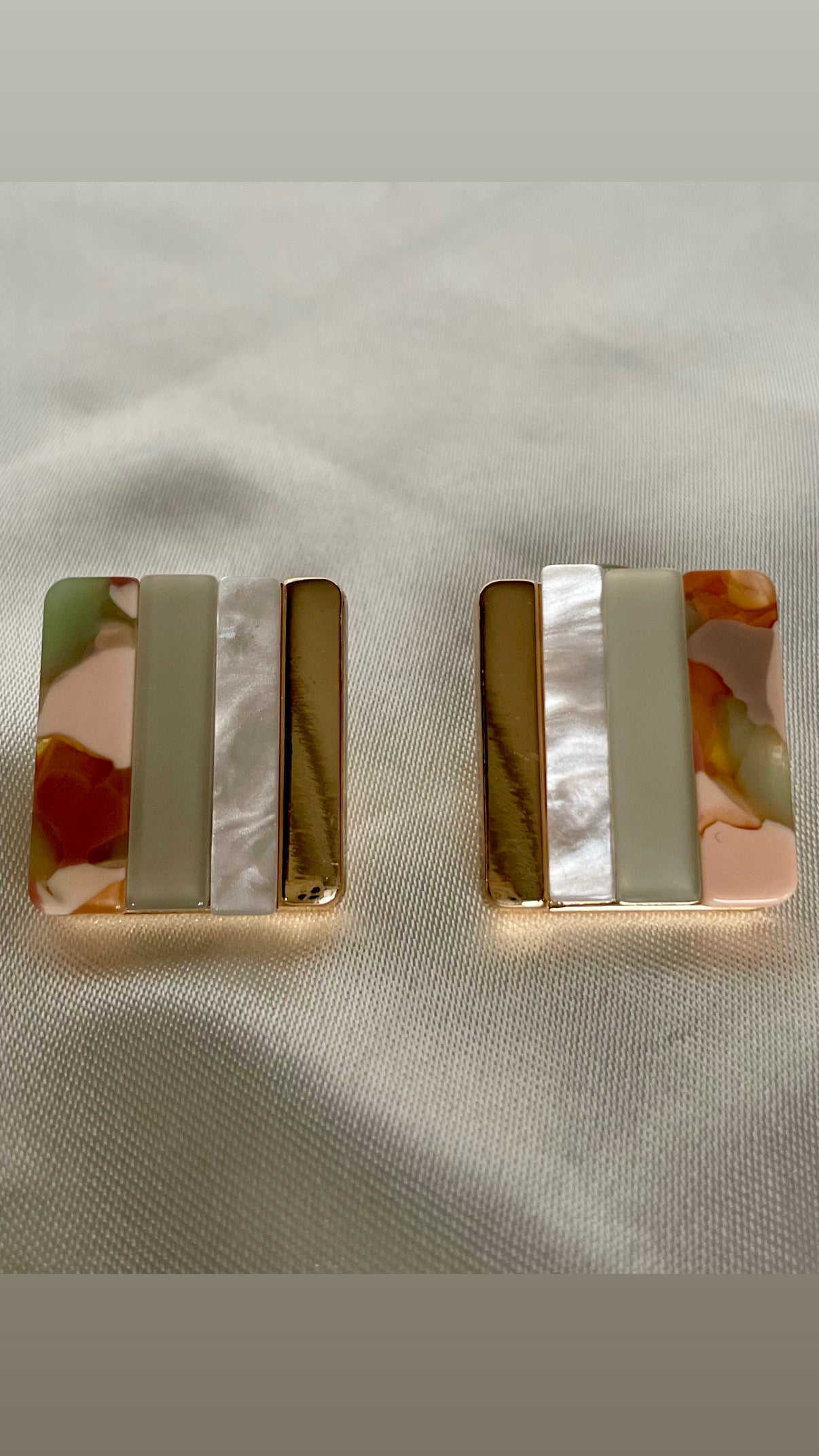Boucles d’oreilles Aline abricots