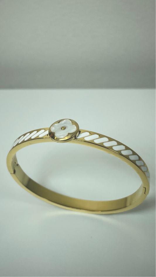 Bracelet Nerium blanc