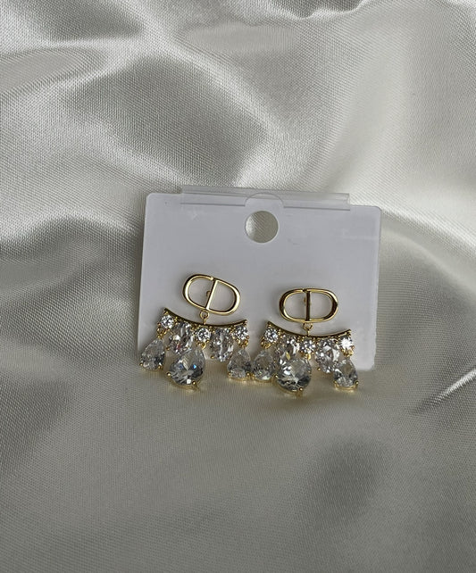 Boucles d’oreilles charlotte en doré